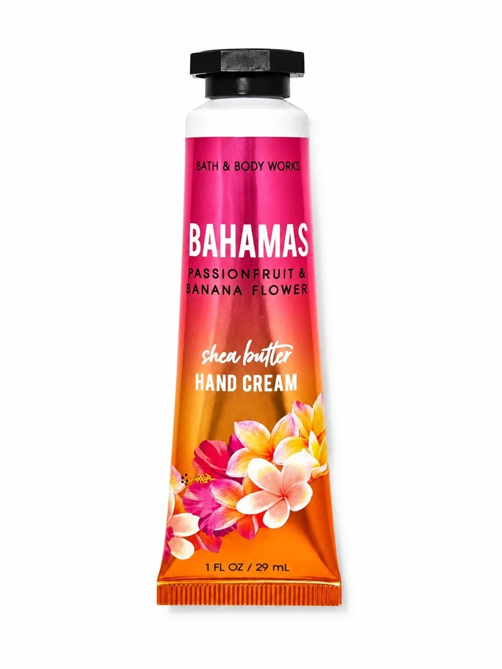 Bath & Body Bahamas Passion Fruit & Banana Flower Shea Butter Hand Cream 1oz NWT